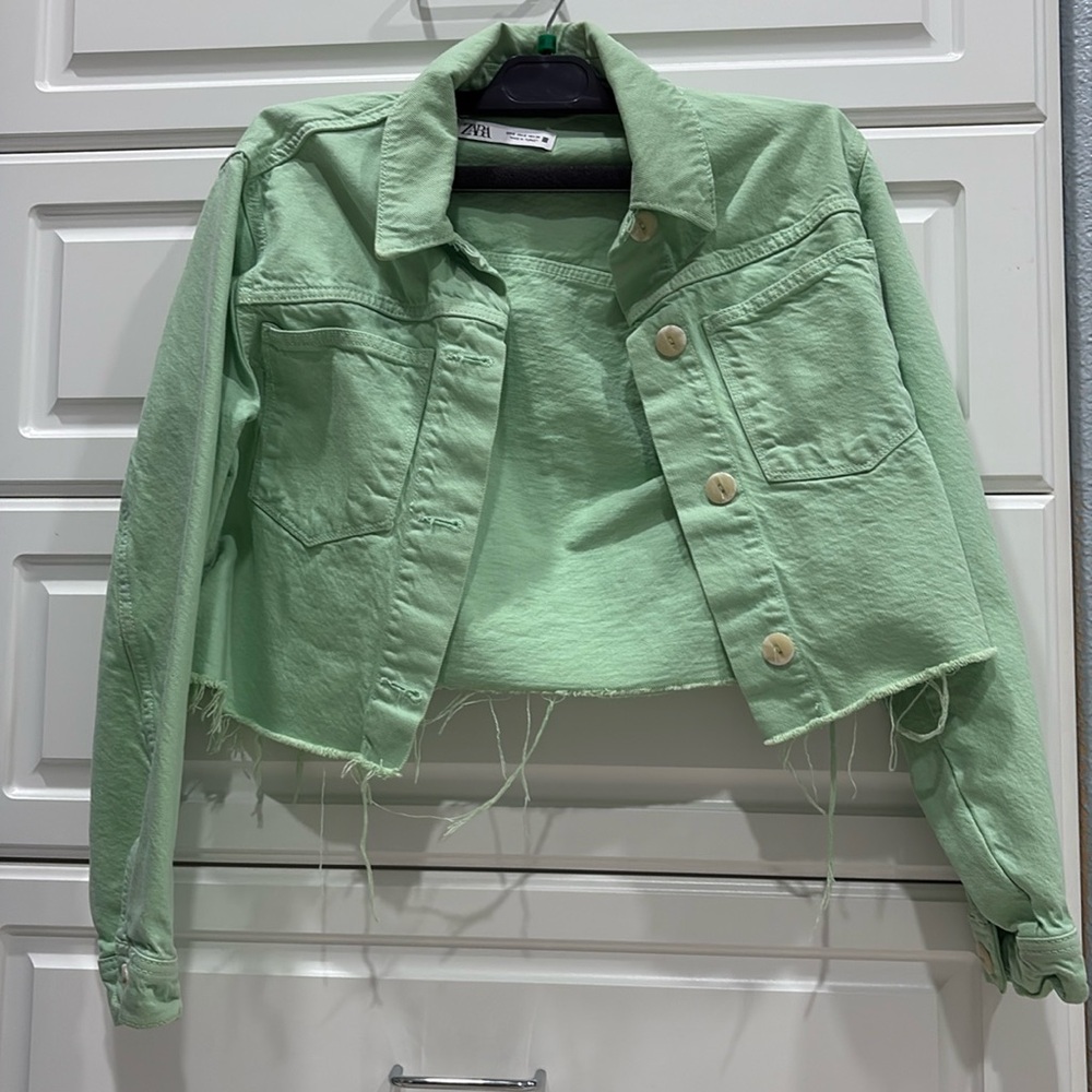 Zara green jacket
